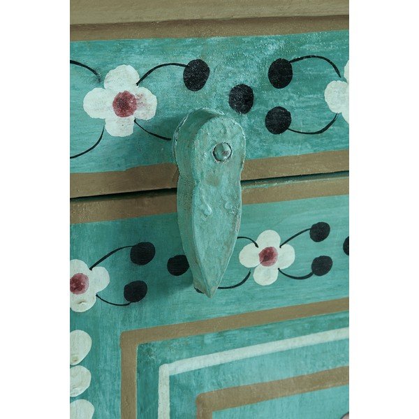 Dulap verde din lemn de mango 87x152x38 cm Prem – Støraa-image-4