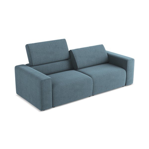 Canapea modulară albastră 224 cm Kalea – Makamii-image-1