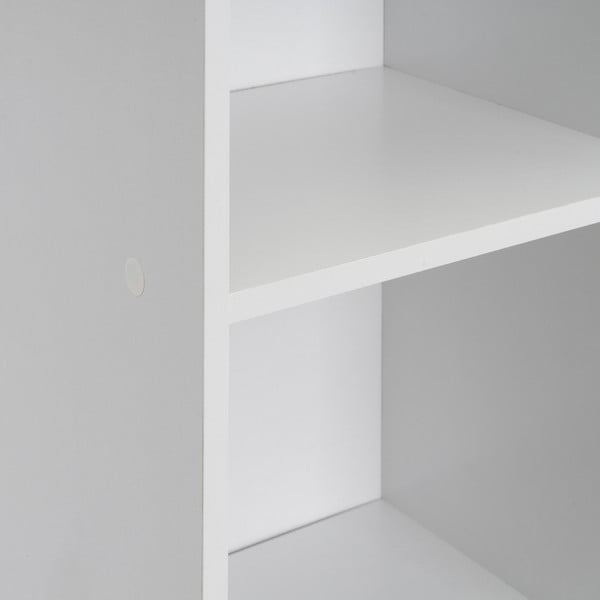 Bibliotecă albă 30x24x132 cm Cube – Casa Selección-image-1