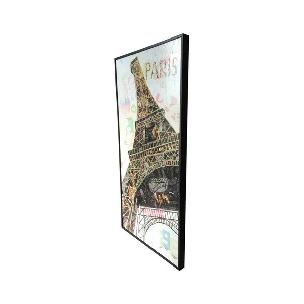 Tablou artizanal Vivorum Eiffel 52 x 102 cm-image-3