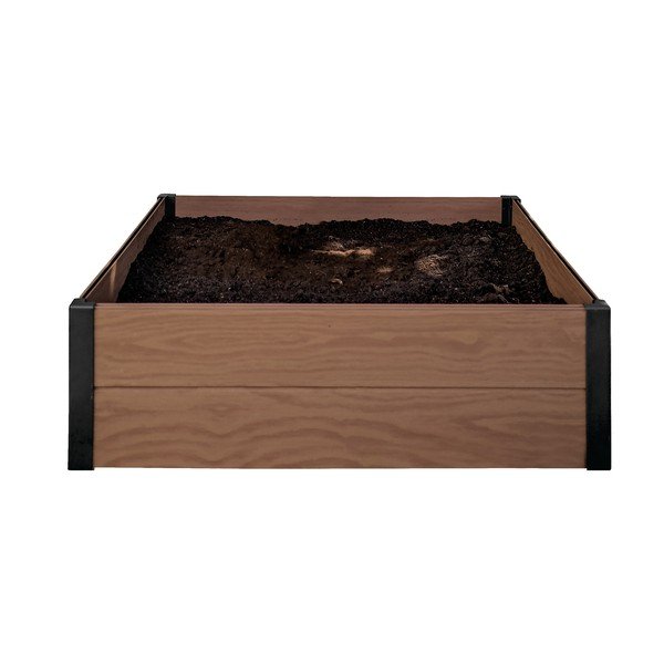 Lădiță pentru flori Keter Maple Square, maro-image-1