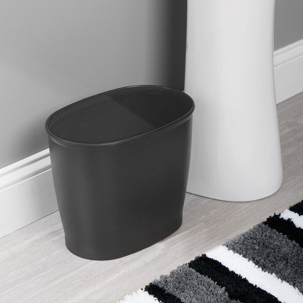 Coș de gunoi InterDesign Kent, negru, 5 l-image-1