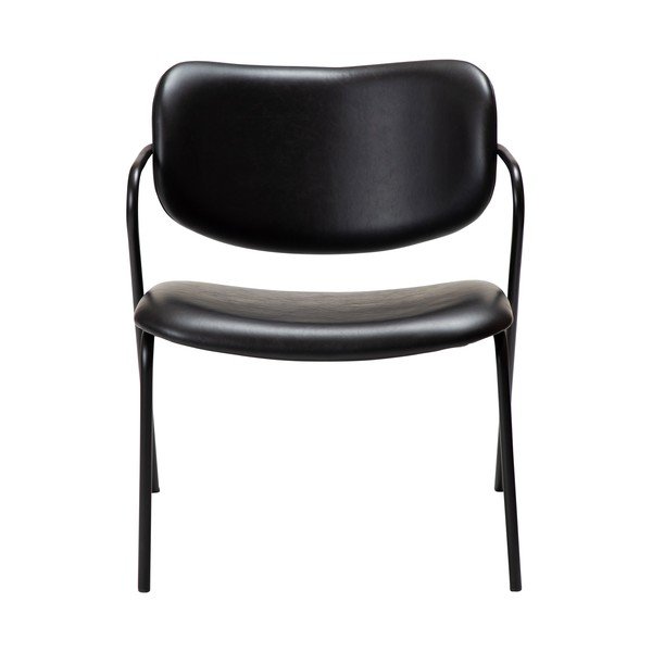 Fotoliu negru din imitație de piele Zed – DAN-FORM Denmark-image-1