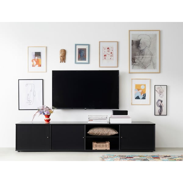 Comodă TV Mistral 233, negru-image-1