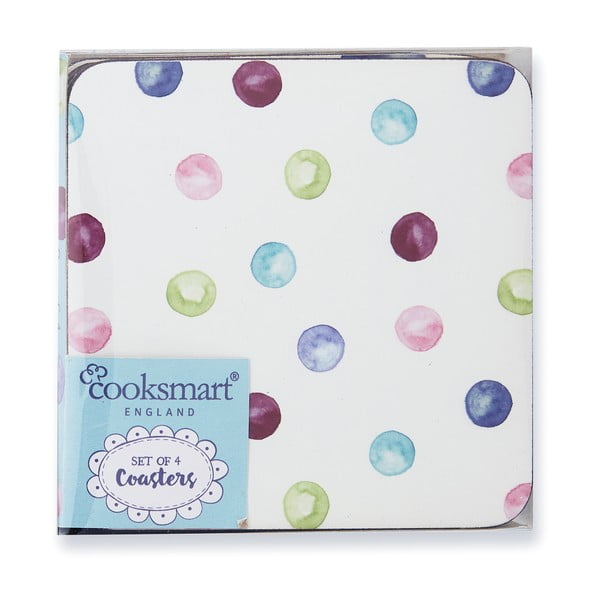 Set 4 suporturi pahare Cooksmart ® Spotty Dotty-image-1