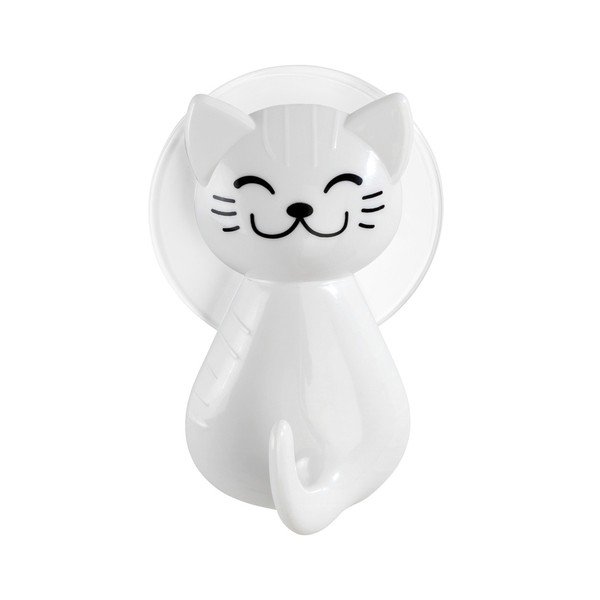 Cârlig de perete Wenko Cat, alb-image-3