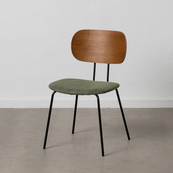 Scaune de dining verde/maro 4 buc. Cleo – Ixia-image-1