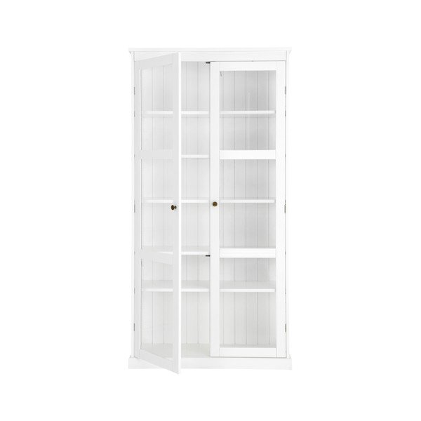 Vitrină albă din MDF 98x193x34 cm Wilma – Ellos Home-image-4