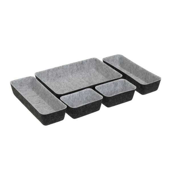 Organizatoare pentru sertare 5 buc. din material textil – Casa Selección