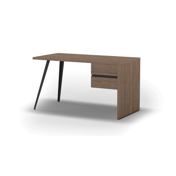 Birou cu aspect de lemn de nuc 69x136 cm Rio2 – Marckeric-image-3