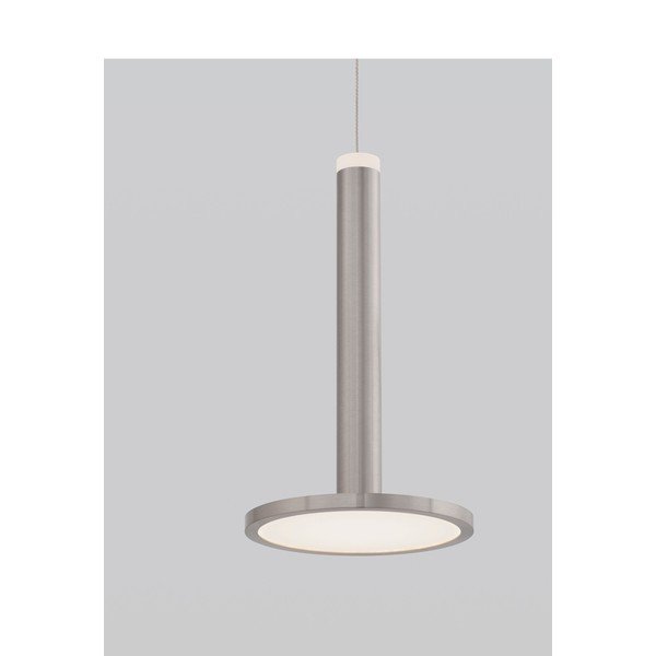 Lustră argintiu-mat LED din metal ø 15 cm Palencia – Nova Luce-image-1