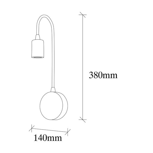 Aplică de perete neagră Baston – Opviq lights-image-4