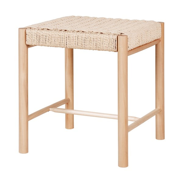 Scaun în culoare naturală din lemn masiv de plop Abano – House Nordic