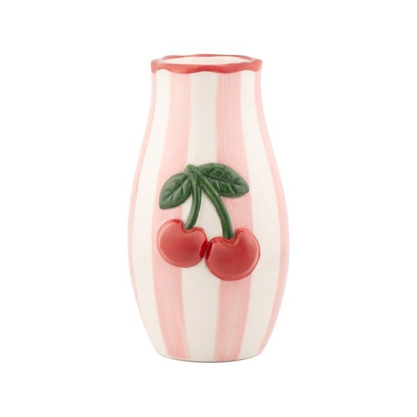 Vază din dolomită pictată manual Cherry – Sass & Belle