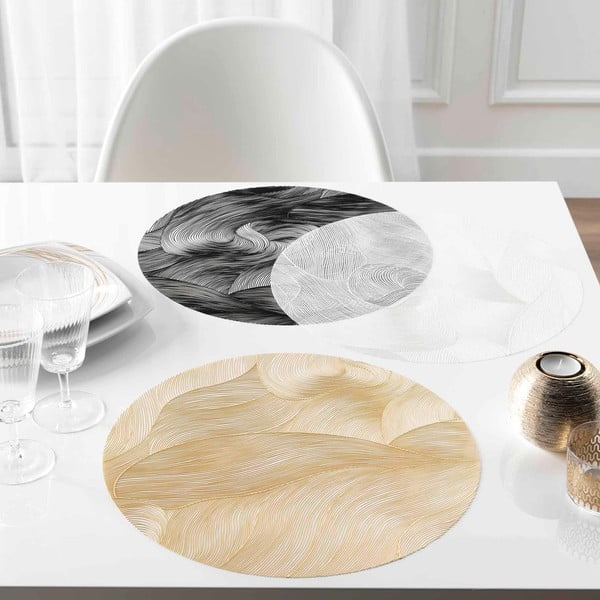 Suport pentru farfurii din plastic ø 38 cm Celeste – douceur d'intérieur-image-1