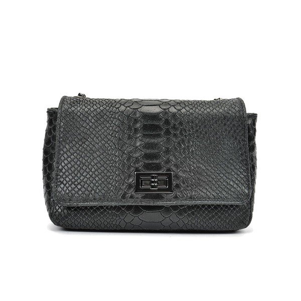 Geantă din piele Mangotti Molly, negru-image-1