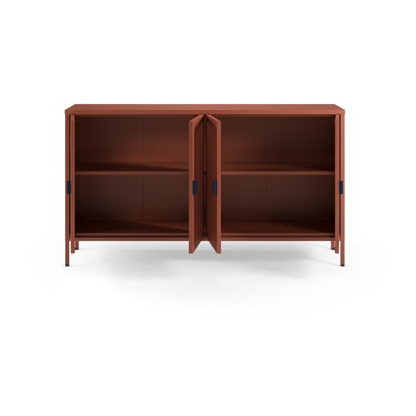 Dulap teracotă din metal 160x90x40 cm Sayla – Marckeric-image-1