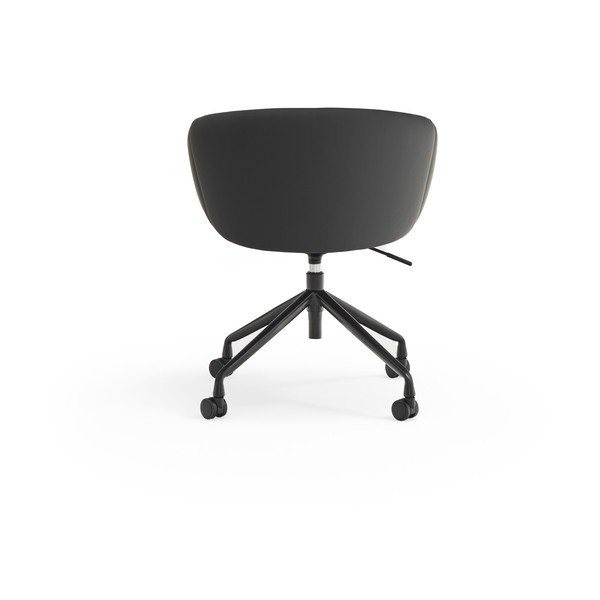 Scaun de birou negru tapițat Add – Teulat-image-4