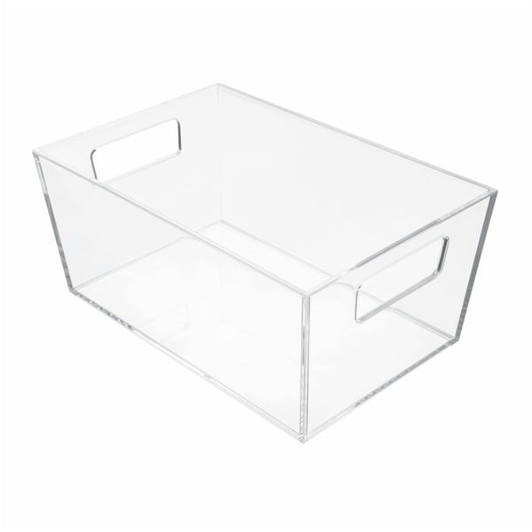 Cutie transparentă pentru depozitare iDesign Clarity, 22,8 x 15,2 cm