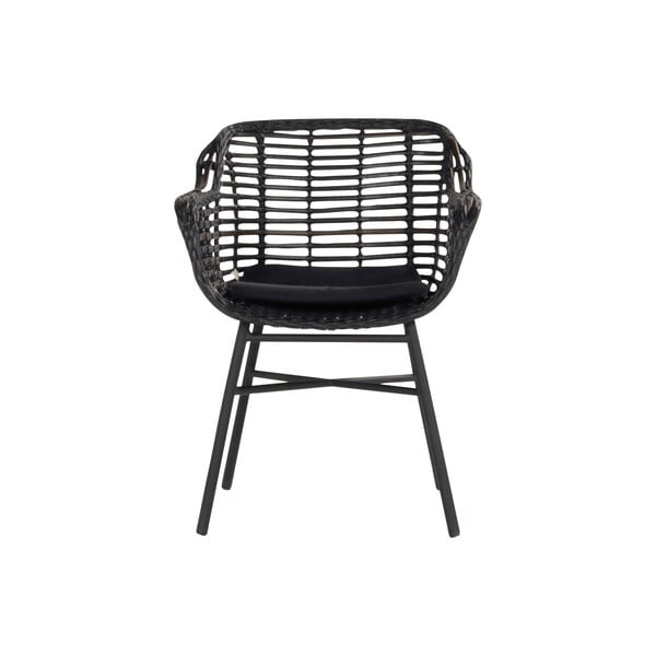 Scaun de grădină Hartman Cecilia, negru-image-2