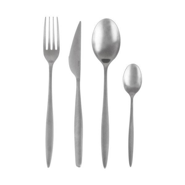 Tacâmuri argintii din oțel inoxidabil 24 buc. – Orion