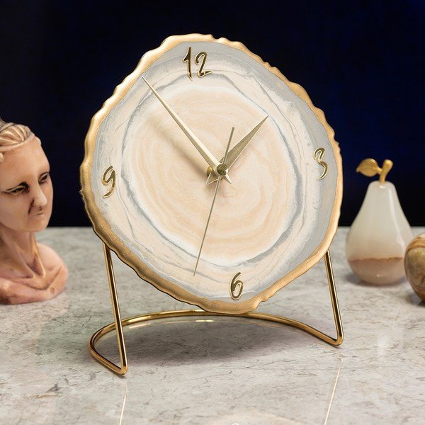 Ceas de masă ø 18 cm Epoxy – Mioli Decor-image-1
