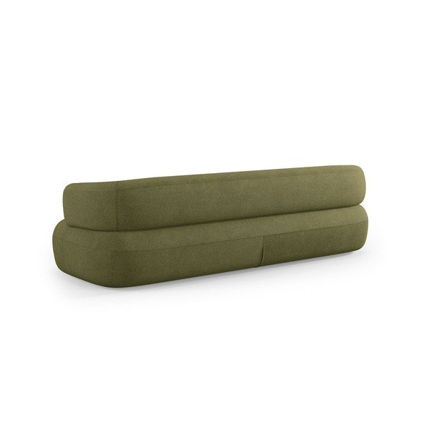 Canapea verde cu tapițerie din țesătură bouclé 200 cm Jenny – Micadoni -image-4