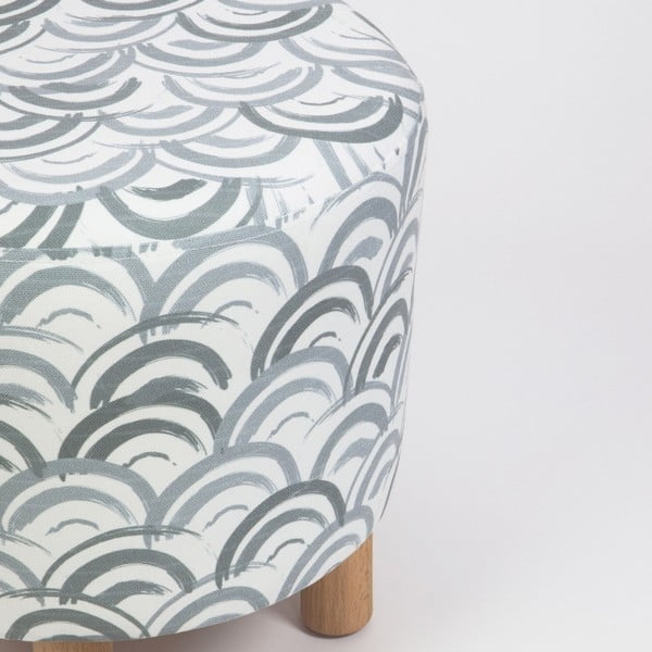 Taburet cu picioare din lemn Cono Mimar, ⌀ 41 cm-image-3