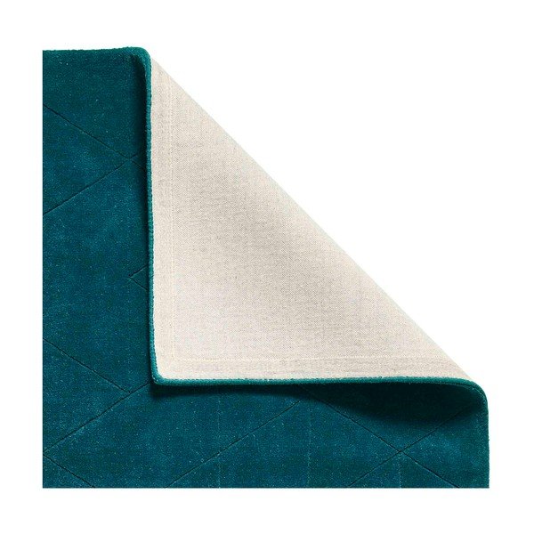 Covor din lână Think Rugs Kasbah, 120 x 170 cm, verde smarald-image-3