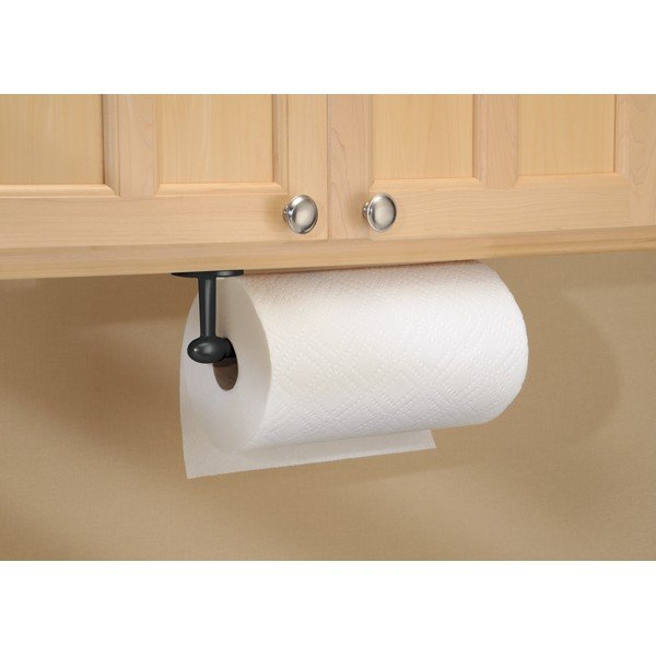 Suport metalic pentru prosoape de hârtie iDesign Orbinni, 36 cm, negru-image-1