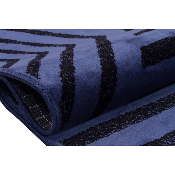 Covor albastru lavabil 200x100 cm - Vitaus-image-3