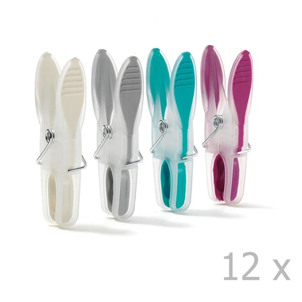 Set 12 cârlige rufe Domopak Living-image-1