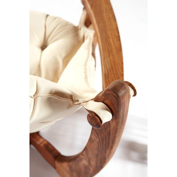 Fotoliu de grădină crem/natural  din lemn  Relax – Floriane Garden-image-1