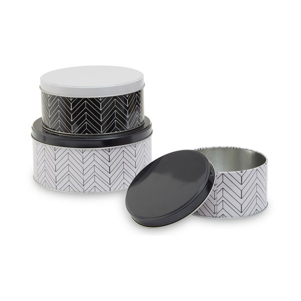 Recipiente 3 buc. din metal pentru alimente Urban – Premier Housewares-image-4