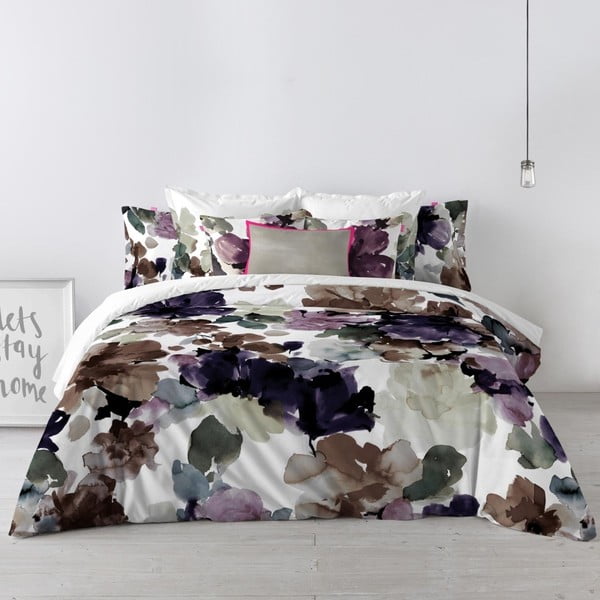 Husă din bumbac pentru pilotă Happy Friday Basic Sunset Garden, 200 x 200 cm-image-1