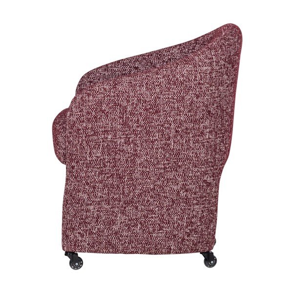 Scaun de birou burgundy tapițat Cordo – WOOOD-image-3