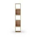 Bibliotecă cărămizie/în culoare naturală cu aspect de lemn de stejar 32x167 cm Lofty – Marckeric