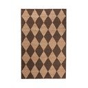 Covor maro/în culoare naturală țesut manual din amestec de iută 160x230 cm Effie Diamond – Flair Rugs