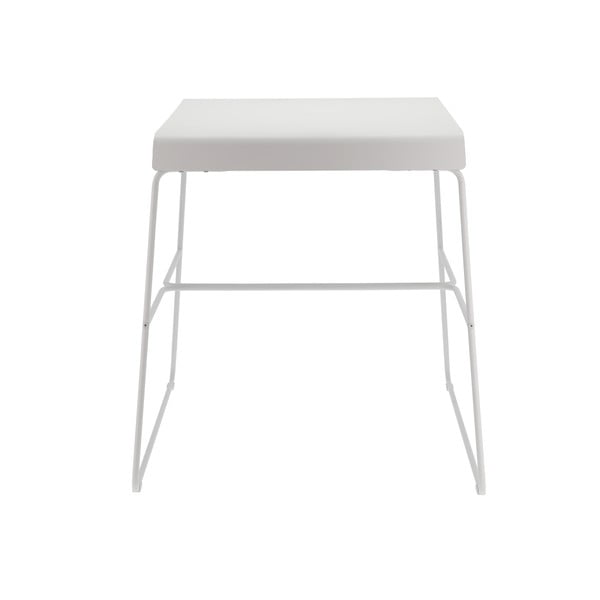 Masă de dining albă din metal 58x75 cm A-Café – Zone