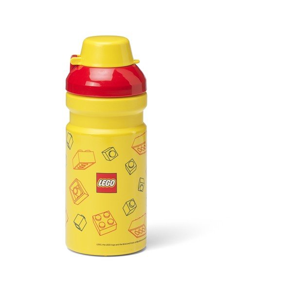 Cutii de gustări pentru copii galbene 2 buc. din plastic Brick – LEGO®-image-1