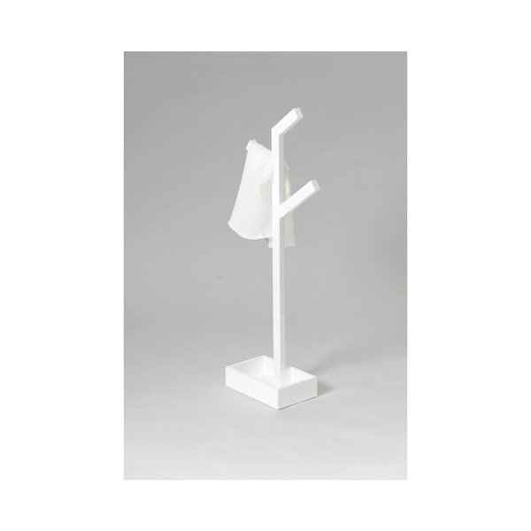 Suport din lemn pentru prosoape, Wireworks Branch, alb-image-1