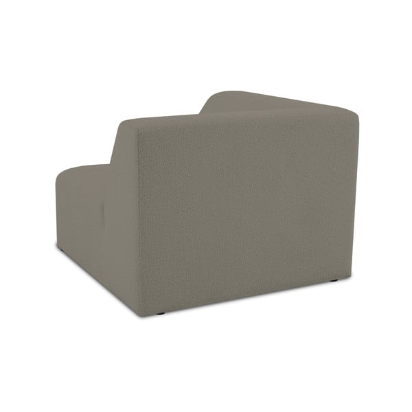 Modul pentru canapea maro deschis cu tapițerie din stofă bouclé (cu colț variabil) Roxy – Scandic-image-2