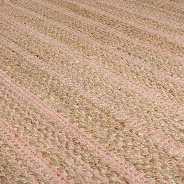 Covor din iută Flair Rugs Equinox, 160 x 230 cm, roz-image-2