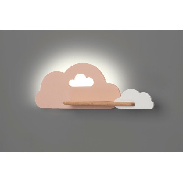 Corp de iluminat pentru copii alb/roz Cloud – Candellux Lighting-image-2
