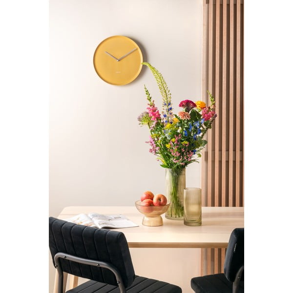 Vază din sticlă PT LIVING Allure, înălțime 20 cm, maro deschis-image-1