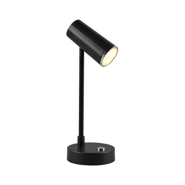 Veioză negru-lucios LED cu intensitate reglabilă (înălțime 28 cm) Lenny – Trio-image-3