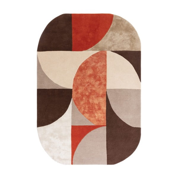 Covor cărămiziu din lână 200x300 cm Spice – Asiatic Carpets