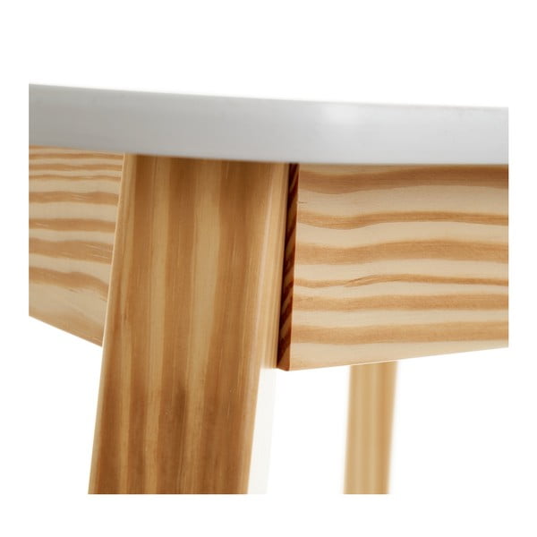 Măsuță pentru copii cu blat alb 55x55 cm – Casa Selección-image-3