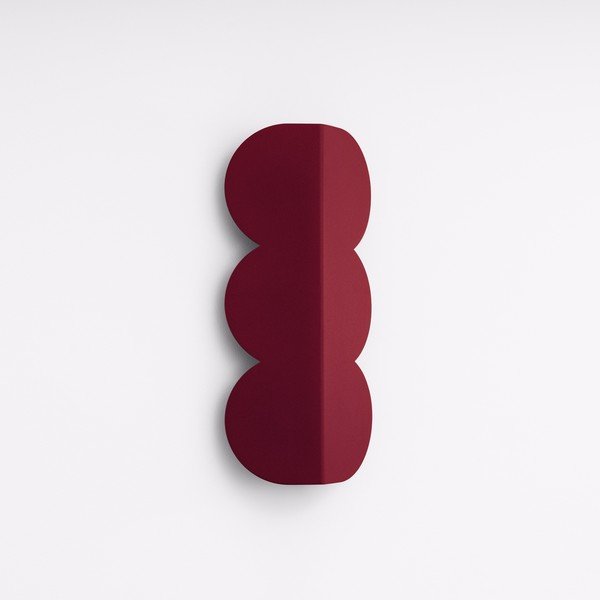 Aplică de perete burgundy din aluminiu BISCUIT – Thoro-image-3