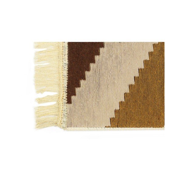 Covor ZigZag Brown, 80 x 150 cm, maro-image-1
